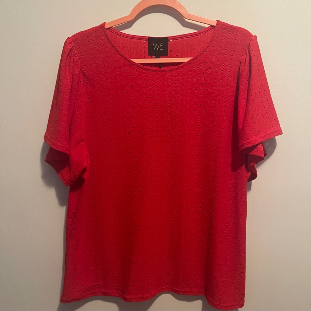 ⭐️3/$25⭐️ NWT W5 Red Top Size X-Large